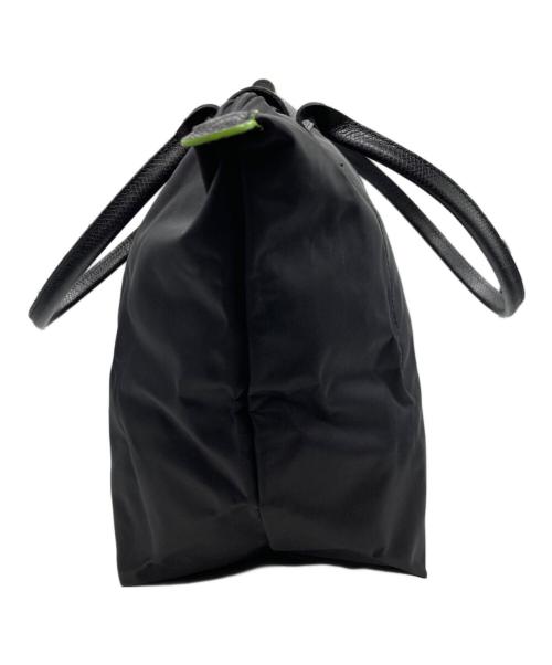 LONGCHAMP（ロンシャン）LONGCHAMP (ロンシャン) ル・プリアージュ グリーン L ブラックの古着・服飾アイテム