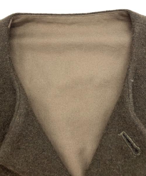 nestrobe confect（ネストローブ コンフェクト）nestrobe confect (ネストローブ コンフェクト) ウールモッサークルーネックベスト カーキ サイズ:4の古着・服飾アイテム