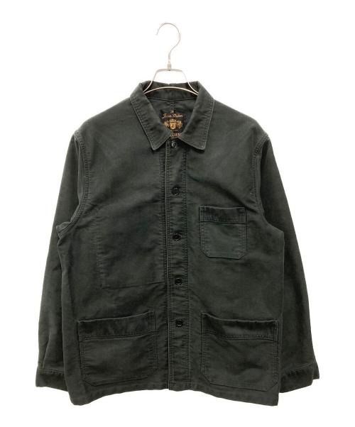 FULLCOUNT（フルカウント）FULLCOUNT (フルカウント) FRENCH MOLESKIN WORK JACKET ブラック サイズ:40の古着・服飾アイテム