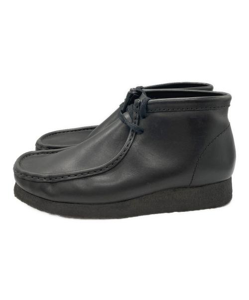 CLARKS ORIGINALS（クラークス オリジナルズ）Clarks Originals (クラークス オリジナルズ) レザーワラビーブーツ ブラック サイズ:UK8の古着・服飾アイテム