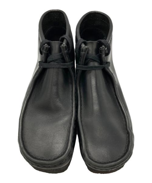 CLARKS ORIGINALS（クラークス オリジナルズ）Clarks Originals (クラークス オリジナルズ) レザーワラビーブーツ ブラック サイズ:UK8の古着・服飾アイテム