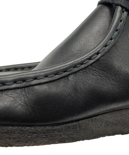CLARKS ORIGINALS（クラークス オリジナルズ）Clarks Originals (クラークス オリジナルズ) レザーワラビーブーツ ブラック サイズ:UK8の古着・服飾アイテム