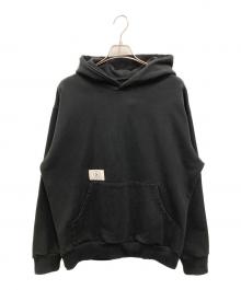 VOLCOM（ボルコム）の古着「UNDER R プルオーバーパーカー」｜ブラック