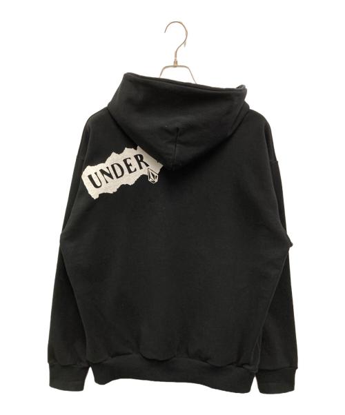 VOLCOM（ボルコム）VOLCOM (ボルコム) UNDER R プルオーバーパーカー ブラック サイズ:Mの古着・服飾アイテム