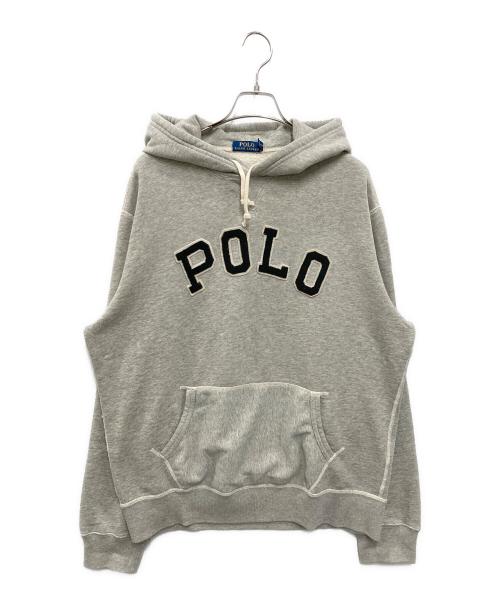 POLO RALPH LAUREN（ポロ・ラルフローレン）POLO RALPH LAUREN (ポロ・ラルフローレン) ロゴプルオーバーパーカー グレー サイズ:XLの古着・服飾アイテム