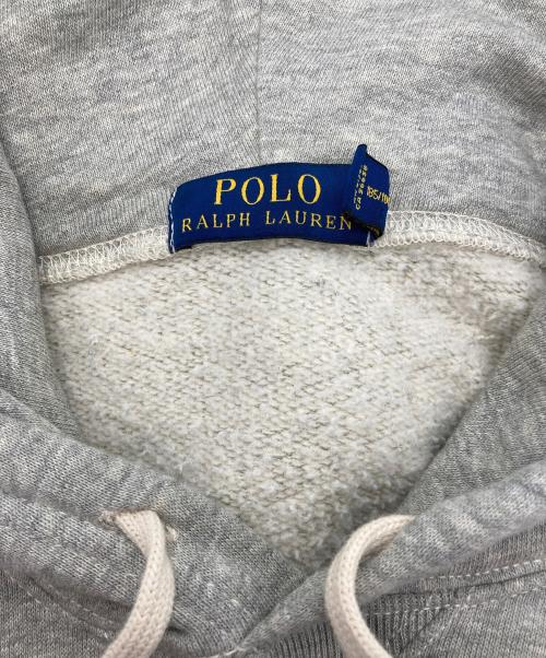 POLO RALPH LAUREN（ポロ・ラルフローレン）POLO RALPH LAUREN (ポロ・ラルフローレン) ロゴプルオーバーパーカー グレー サイズ:XLの古着・服飾アイテム