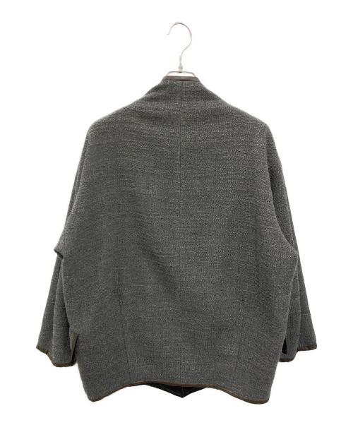 IENA（イエナ）IENA (イエナ) ツイードリボンコート グレー サイズ:38の古着・服飾アイテム