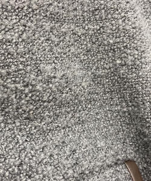 IENA（イエナ）IENA (イエナ) ツイードリボンコート グレー サイズ:38の古着・服飾アイテム