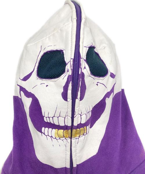 Lifted Research Group（リフテッド リサーチ グループ）Lifted Research Group (リフテッド リサーチ グループ) The LRG Clothing Dead Serious Full Zip Hoodie パープル サイズ:XLの古着・服飾アイテム