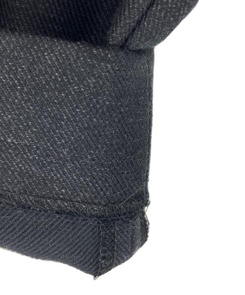 DRAWER（ドゥロワー）Drawer (ドゥロワー) コットンウールツイルサロペット ブラック サイズ:38の古着・服飾アイテム