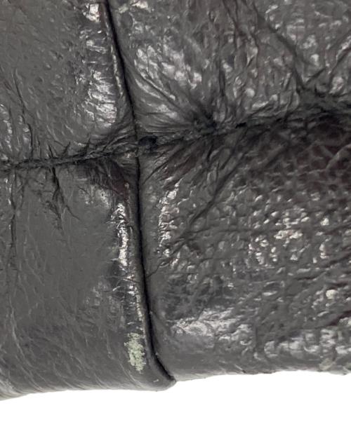 FIRST DOWN（ファーストダウン）FIRST DOWN (ファーストダウン) レザーダウンジャケット ブラック サイズ:Mの古着・服飾アイテム