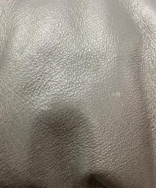 FIRST DOWN（ファーストダウン）FIRST DOWN (ファーストダウン) レザーダウンジャケット ブラック サイズ:Mの古着・服飾アイテム