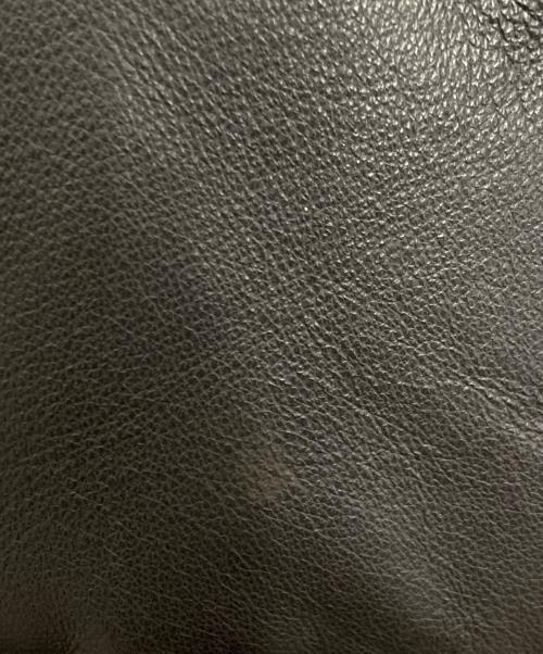 FIRST DOWN（ファーストダウン）FIRST DOWN (ファーストダウン) レザーダウンジャケット ブラック サイズ:Mの古着・服飾アイテム