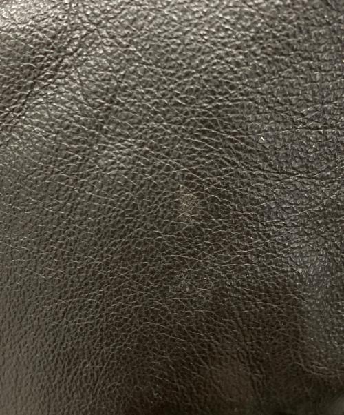 FIRST DOWN（ファーストダウン）FIRST DOWN (ファーストダウン) レザーダウンジャケット ブラック サイズ:Mの古着・服飾アイテム