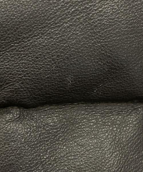 FIRST DOWN（ファーストダウン）FIRST DOWN (ファーストダウン) レザーダウンジャケット ブラック サイズ:Mの古着・服飾アイテム