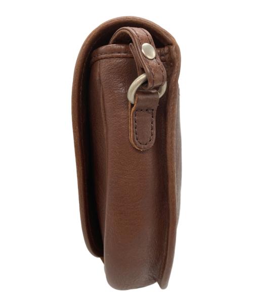 SLOW（スロウ）SLOW (スロウ) bono flap shoulder bag S ブラウンの古着・服飾アイテム