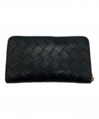 BOTTEGA VENETAボッテガベネタ）の古着「イントレチャートラウンドファスナー長財布」