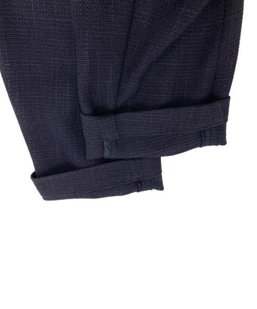 BALLSEY（ボールジィ）BALLSEY (ボールジィ) カラミ ノーカラージャケット ネイビー サイズ:36の古着・服飾アイテム
