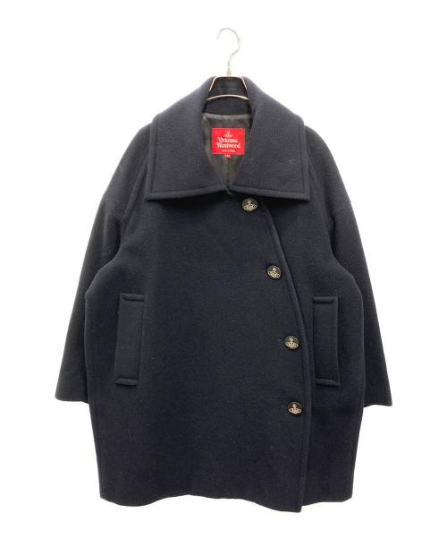 Vivienne Westwood RED LABEL（ヴィヴィアンウエストウッドレッドレーベル）Vivienne Westwood RED LABEL (ヴィヴィアンウエストウッドレッドレーベル) インペリアルモッサコート ネイビー サイズ:02の古着・服飾アイテム