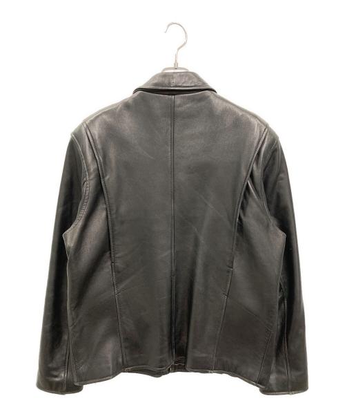VAN HEUSEN（ヴァンヒューセン/バンヒューゼン）VAN HEUSEN (ヴァンヒューセン/バンヒューゼン) ［古着］VAN HEUSEN レザージャケット ブラック サイズ:Mの古着・服飾アイテム