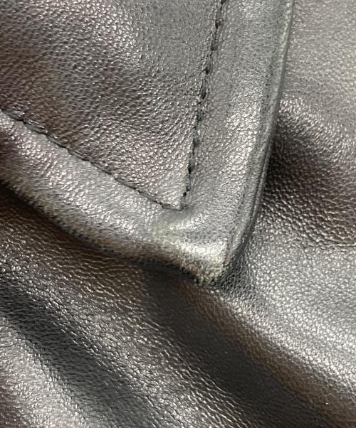 VAN HEUSEN（ヴァンヒューセン/バンヒューゼン）VAN HEUSEN (ヴァンヒューセン/バンヒューゼン) ［古着］VAN HEUSEN レザージャケット ブラック サイズ:Mの古着・服飾アイテム