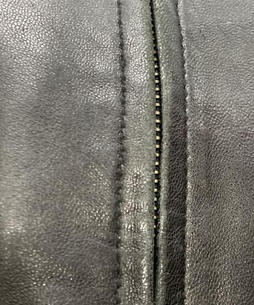 VAN HEUSEN（ヴァンヒューセン/バンヒューゼン）VAN HEUSEN (ヴァンヒューセン/バンヒューゼン) ［古着］VAN HEUSEN レザージャケット ブラック サイズ:Mの古着・服飾アイテム