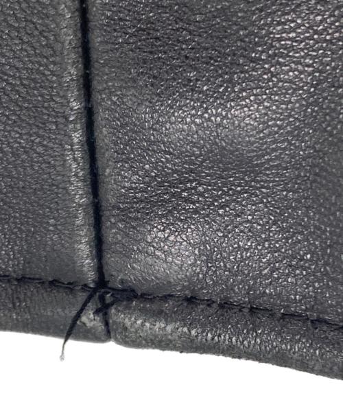 VAN HEUSEN（ヴァンヒューセン/バンヒューゼン）VAN HEUSEN (ヴァンヒューセン/バンヒューゼン) ［古着］VAN HEUSEN レザージャケット ブラック サイズ:Mの古着・服飾アイテム