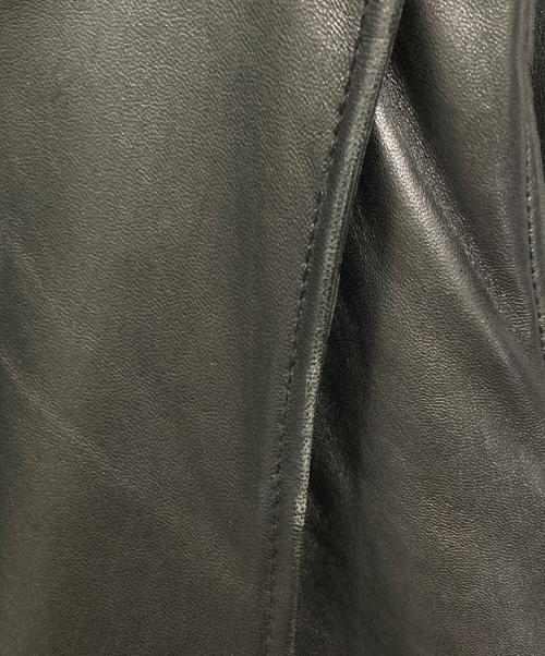 VAN HEUSEN（ヴァンヒューセン/バンヒューゼン）VAN HEUSEN (ヴァンヒューセン/バンヒューゼン) ［古着］VAN HEUSEN レザージャケット ブラック サイズ:Mの古着・服飾アイテム