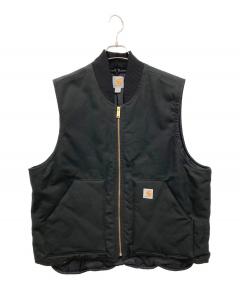 【USA製】Carhartt カーハート裏キルティングベストブラックL古着 中古・古着通販】CarHartt (カーハート) 裏キルティングダックベスト