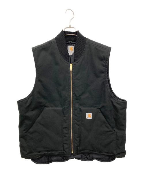 CarHartt（カーハート）CarHartt (カーハート) ダックベスト ブラック サイズ:XLの古着・服飾アイテム