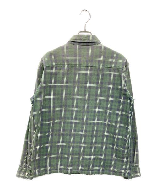 NEIGHBORHOOD（ネイバーフッド）NEIGHBORHOOD (ネイバーフッド) スナップボタン チェックシャツ グリーン サイズ:Mの古着・服飾アイテム