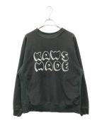HUMAN MADE×KAWSヒューマンメイド×カウズ）の古着「クルーネックスウェット」｜ブラック
