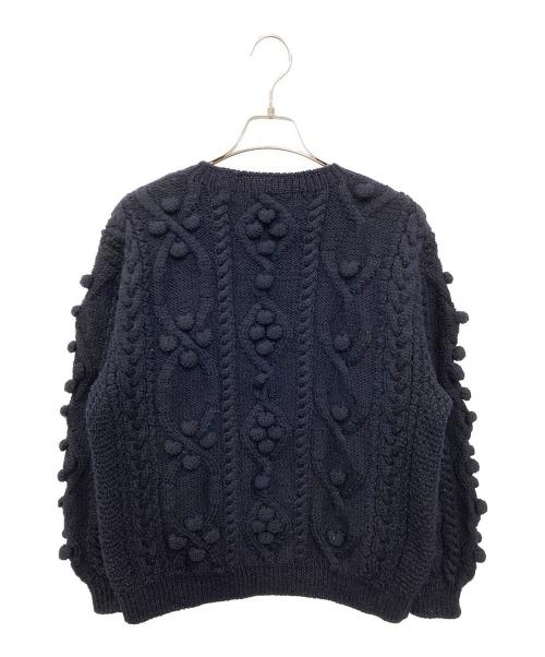 ISSEY MIYAKE（イッセイミヤケ）ISSEY MIYAKE (イッセイミヤケ) 3D ニットセーター ネイビー サイズ:Mの古着・服飾アイテム
