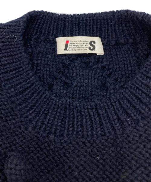 ISSEY MIYAKE（イッセイミヤケ）ISSEY MIYAKE (イッセイミヤケ) 3D ニットセーター ネイビー サイズ:Mの古着・服飾アイテム