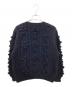 ISSEY MIYAKE (イッセイミヤケ) 3D ニットセーター ネイビー サイズ:M：17000円