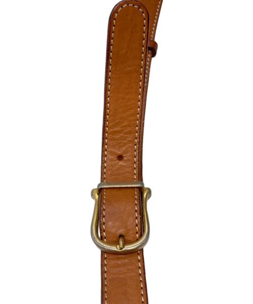 CELINE（セリーヌ）CELINE (セリーヌ) マカダムショルダーバッグ ベージュの古着・服飾アイテム