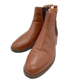 MARGARET HOWELL idea（マーガレット ハウエル アイディア）の古着「クレープソール サイドゴアブーツ」｜ブラウン