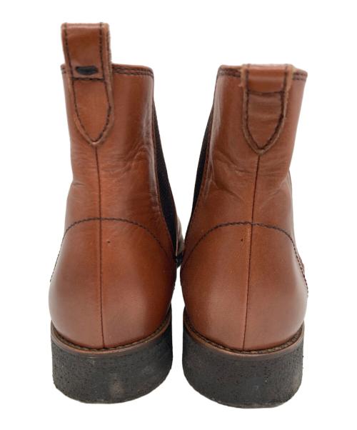 MARGARET HOWELL idea（マーガレット ハウエル アイディア）MARGARET HOWELL idea (マーガレット ハウエル アイディア) クレープソール サイドゴアブーツ ブラウン サイズ:24cmの古着・服飾アイテム