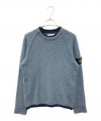 STONE ISLANDストーンアイランド）の古着「クルーネックニット」｜ブルー