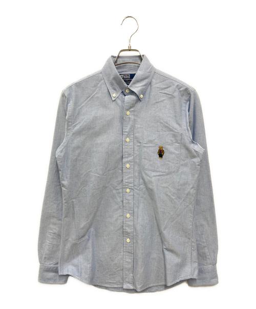 POLO RALPH LAUREN（ポロ・ラルフローレン）POLO RALPH LAUREN (ポロ・ラルフローレン) ボタンダウンシャツ ブルー サイズ:Sの古着・服飾アイテム