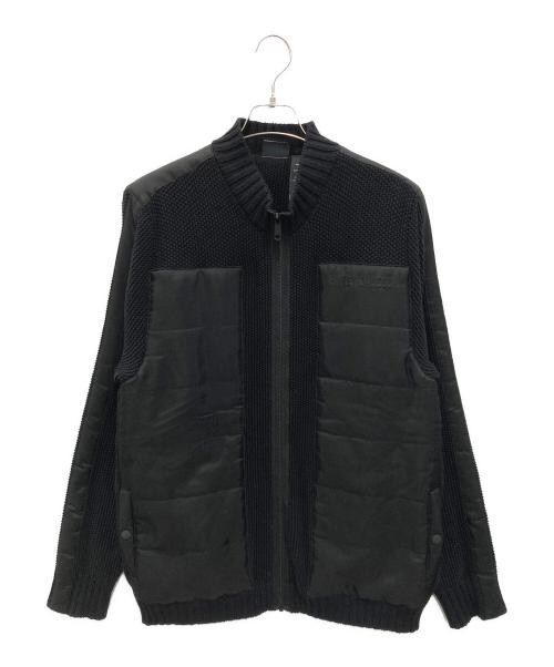 HARLEY-DAVIDSON（ハーレーダビッドソン）HARLEY-DAVIDSON (ハーレーダビッドソン) Overlay Heavyweight Sweater ブラック サイズ:Lの古着・服飾アイテム