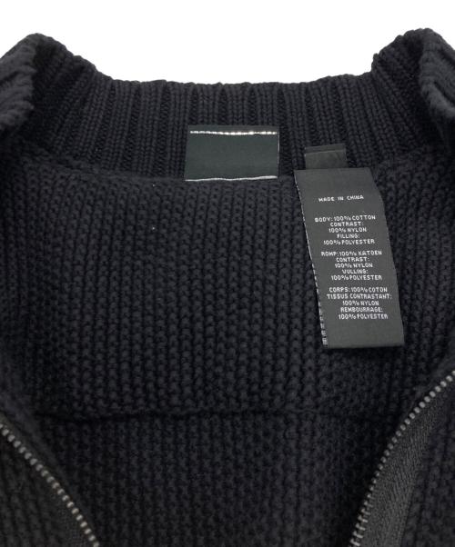 HARLEY-DAVIDSON（ハーレーダビッドソン）HARLEY-DAVIDSON (ハーレーダビッドソン) Overlay Heavyweight Sweater ブラック サイズ:Lの古着・服飾アイテム