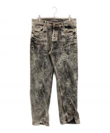 Y. PROJECT（ワイプロジェクト）の古着「ケミカルウォッシュワイヤージーンズ」｜グレー