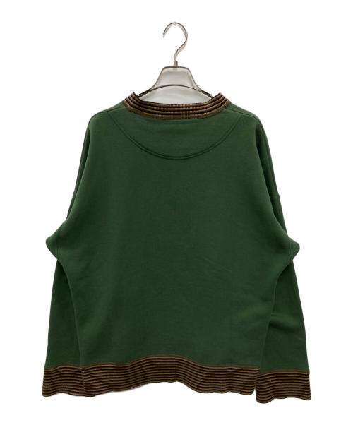 Vivienne Westwood（ヴィヴィアンウエストウッド）Vivienne Westwood (ヴィヴィアンウエストウッド) ENDANGERED SPECIES OWL SWEAT SHIRT グリーン サイズ:48の古着・服飾アイテム