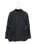 AURALEE (オーラリー) WOOL MAX GABAGINE SHIRT ブラック サイズ:4：18000円