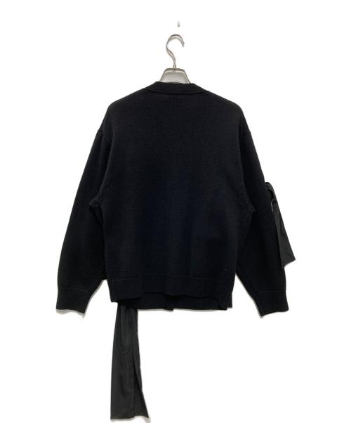 cygne（シーニュ）cygne (シーニュ) Adeline リボンカーディガン ブラック サイズ:FREEの古着・服飾アイテム