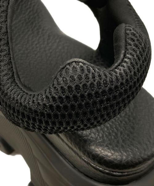 YELLO（イエロ）YELLO (イエロ) BLACK WHALE PLATFORM SANDALS ブラック サイズ:lの古着・服飾アイテム