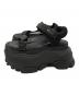 YELLO (イエロ) BLACK WHALE PLATFORM SANDALS ブラック サイズ:l：13000円