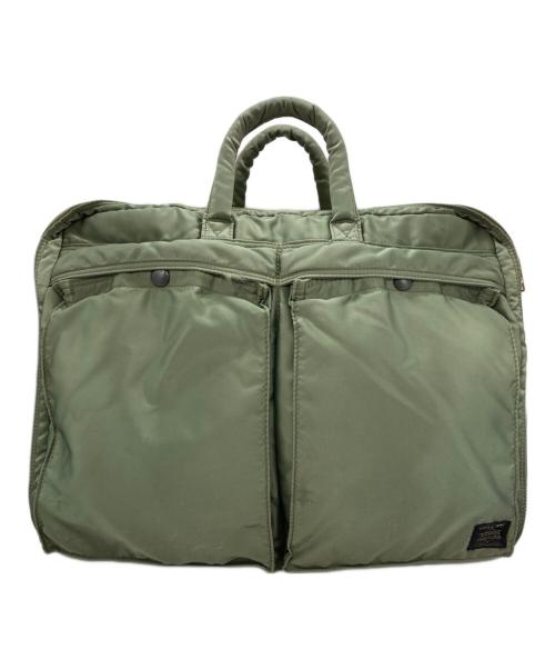 PORTER（ポーター）PORTER (ポーター) TANKER  2WAY BRIEFCASE オリーブの古着・服飾アイテム