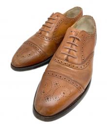 Lloyd footwear（ロイドフットウェア）の古着「メダリオンシューズ」｜ブラウン